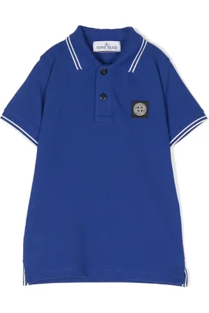Stone Island Polo à motif Compass signature