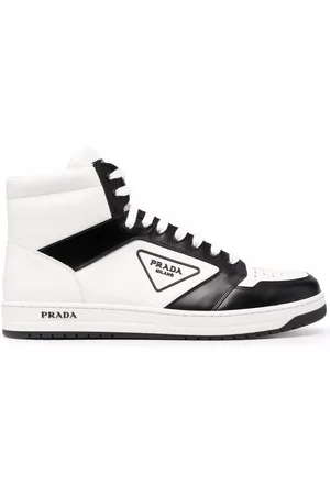 Prada Baskets à détails contrastants