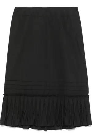 Prada Jupe à ourlet plissé (années 2000)