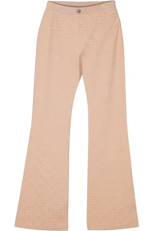 Givenchy Pantalon évasé à logo 4G en jacquard