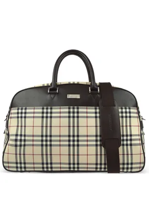 Burberry Sac de voyage à carreaux (années 1990-2000)