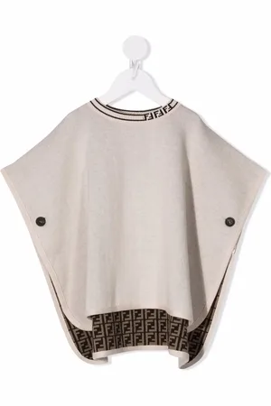 Fendi Poncho à motif monogrammé
