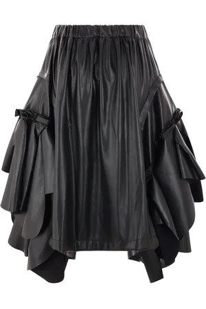 Comme des Garçons Jupe mi-longue à plis