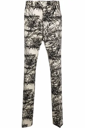 AMIRI Pantalon évasé à imprimé graphique