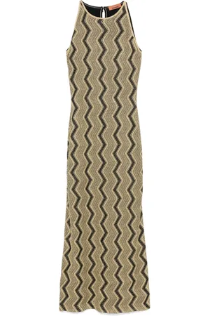 Missoni Robe longue à motif zigzag