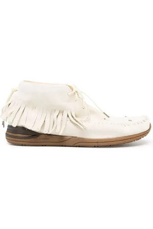 VISVIM Mocassins en cuir à franges
