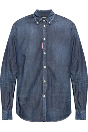Dsquared2 Chemise en jean à col boutonné