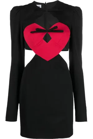 Moschino Robe courte à motif cœur