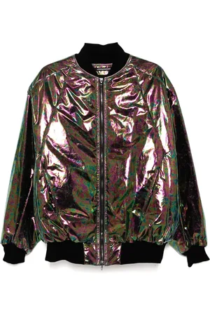 JULIUS Veste bomber à effet délavé