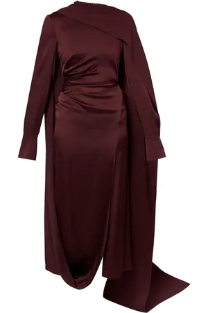 Erdem Robe longue à détail drapé