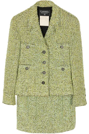 CHANEL Costume à simple boutonnage (années 1990)