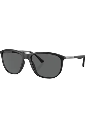 Emporio Armani Lunettes de soleil à détails argentés