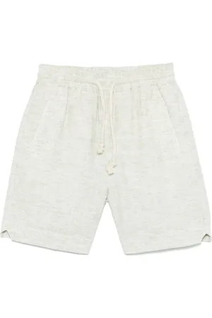 ELEVENTY Short en tissu flammé
