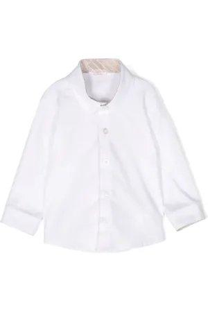 Le Bebé Enfant Chemise en popeline à doublure contrastante