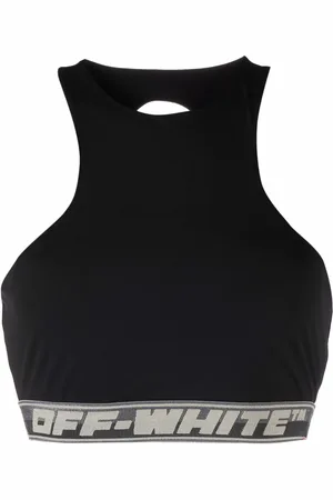 OFF-WHITE Brassière de sport à bande logo