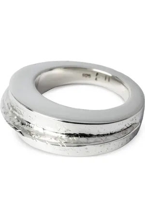 PARTS OF FOUR Bague Foldform Crescent en sterling