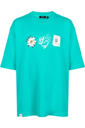 FIVE CM T-shirt en coton à imprimé graphique
