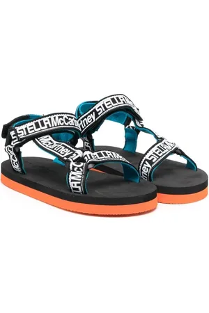 Stella McCartney Sandales à logo imprimé