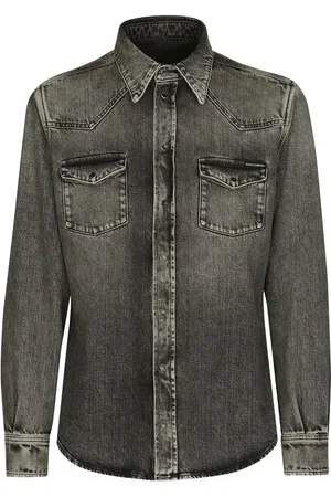Dolce & Gabbana Chemise en jean à effet délavé