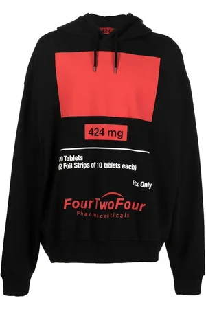 424 FAIRFAX Hoodie à logo imprimé