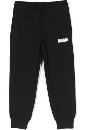 Msgm Pantalon à logo imprimé