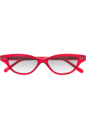 Linda Farrow Lunettes de soleil à monture papillon
