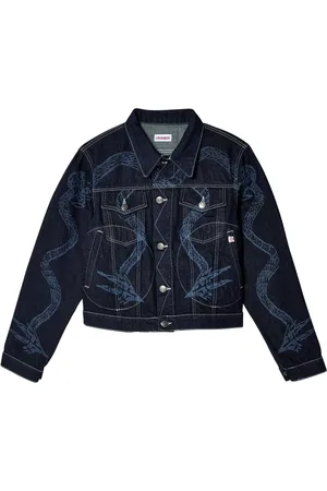 Charles Jeffrey Loverboy Veste Art Denim en jean