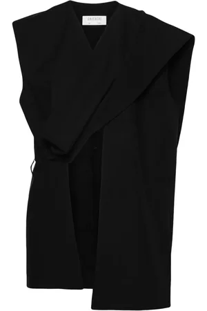 Gauchere Gilet ceinturée en laine