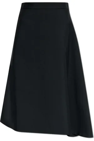 Jil Sander Jupe mi-longue à design asymétrique