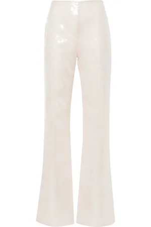 Alberta Ferretti Pantalon palazzo à sequins
