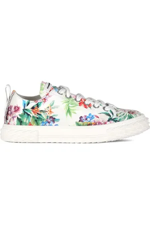Giuseppe Zanotti Baskets à fleurs