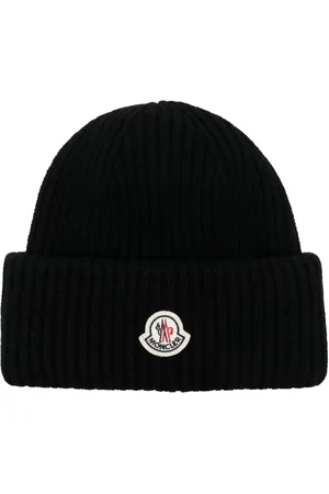 Moncler Bonnet nervuré à patch logo