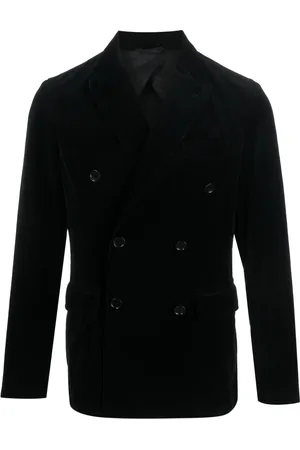 Aspesi Blazer croisé à revers crantés