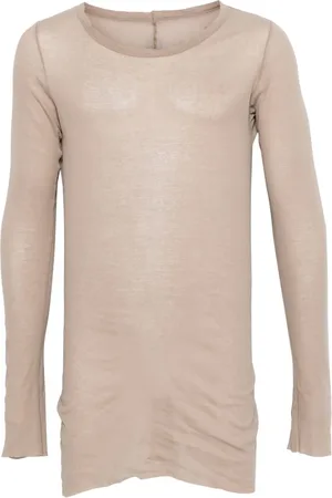 Rick Owens T-shirt nervuré à manches longues