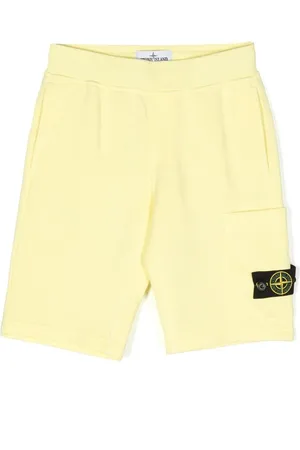 Stone Island Short de sport à patch logo