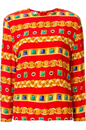Céline Blouse à imprimé graphique