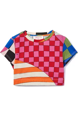 PUCCI Junior T-shirt à imprimé Giardino