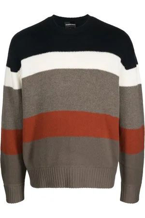 Emporio Armani Pull en maille intarsia
