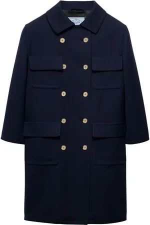 Prada Manteau à boutonnière croisée