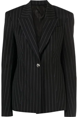 The Attico Blazer à fines rayures