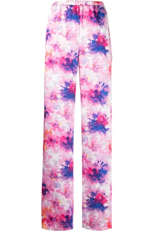 Msgm Pantalon à fleurs