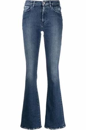3x1 Jean à effet délavé