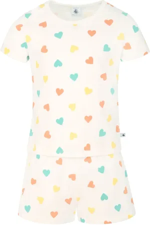 Petit Bateau Pyjama à imprimé cœur
