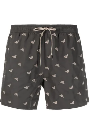 Emporio Armani élastique short de bain à logo imprimé