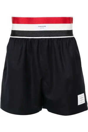Thom Browne Chemise en coton à bande tricolore