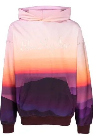 BLUE SKY INN Hoodie en coton à imprimé graphique