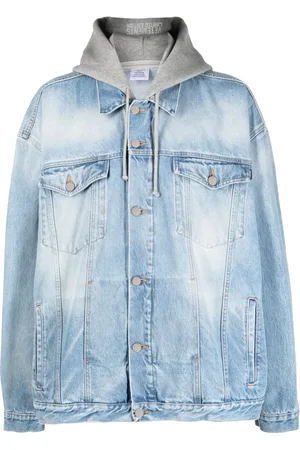 Vetements Veste oversize en jean