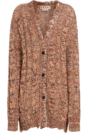 Marni Cardigan en maille torsadée