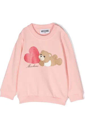 Moschino Sweat en coton à logo Teddy Bear