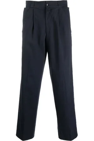 VERSACE Pantalon droit à coupe courte (années 1980)